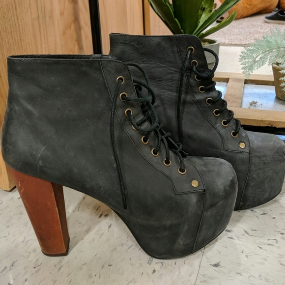 Jeffrey Campbell Shoes - Jeffrey Campbell lita shoes like new charcoal